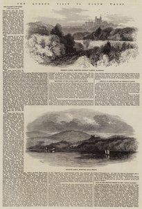 女王の北ウェールズ訪問 作： Edmund Morison Wimperis